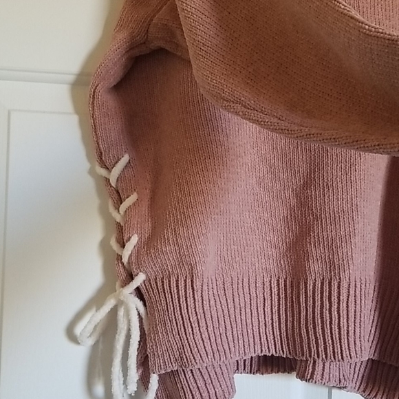 NWOT POL pink mauve sweater size M - Picture 4 of 8